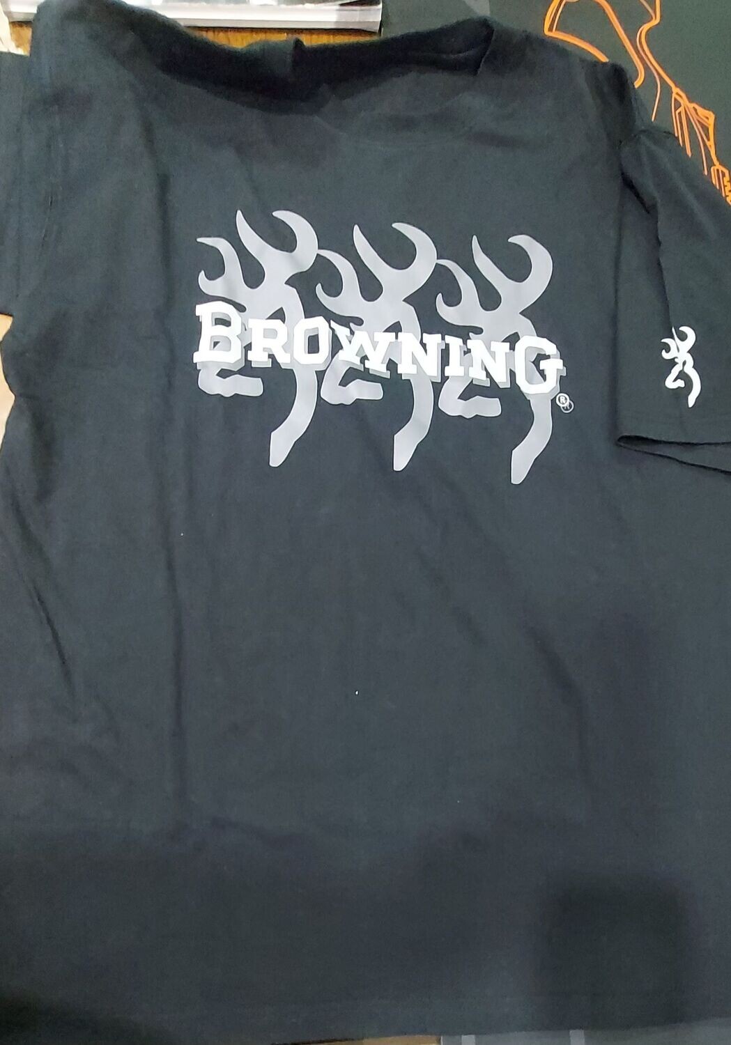 Maglietta da uomo Logo Browning  A MANICHE CORTE 
COLORE NERO