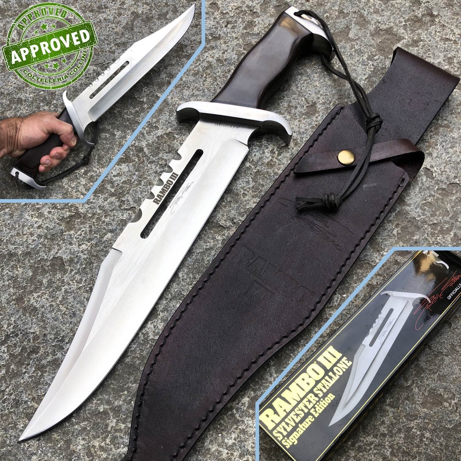 Hollywood Collectibles Group - coltello Rambo III -  - Sylvester Stallone Limited Edition -
