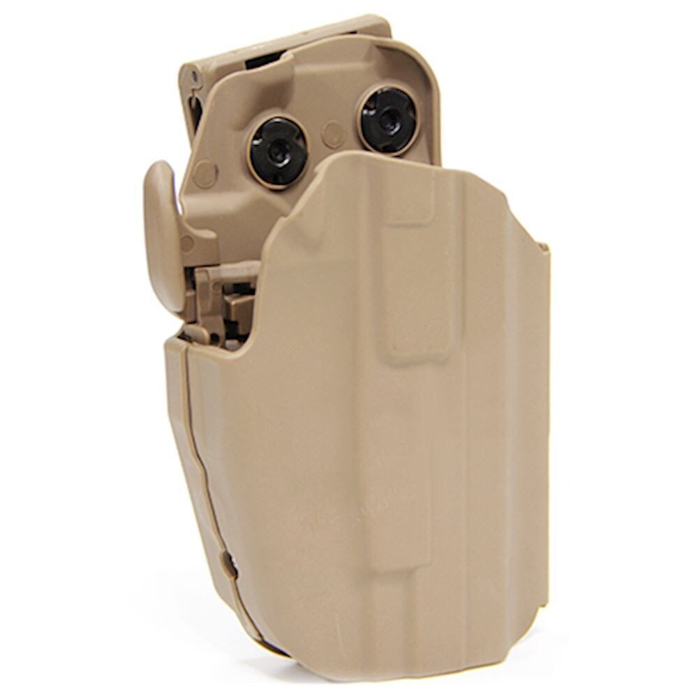 FONDINA IN POLIMERO ESTRAZIONE RAPIDA PER GLOCK 17/18/30 TAN