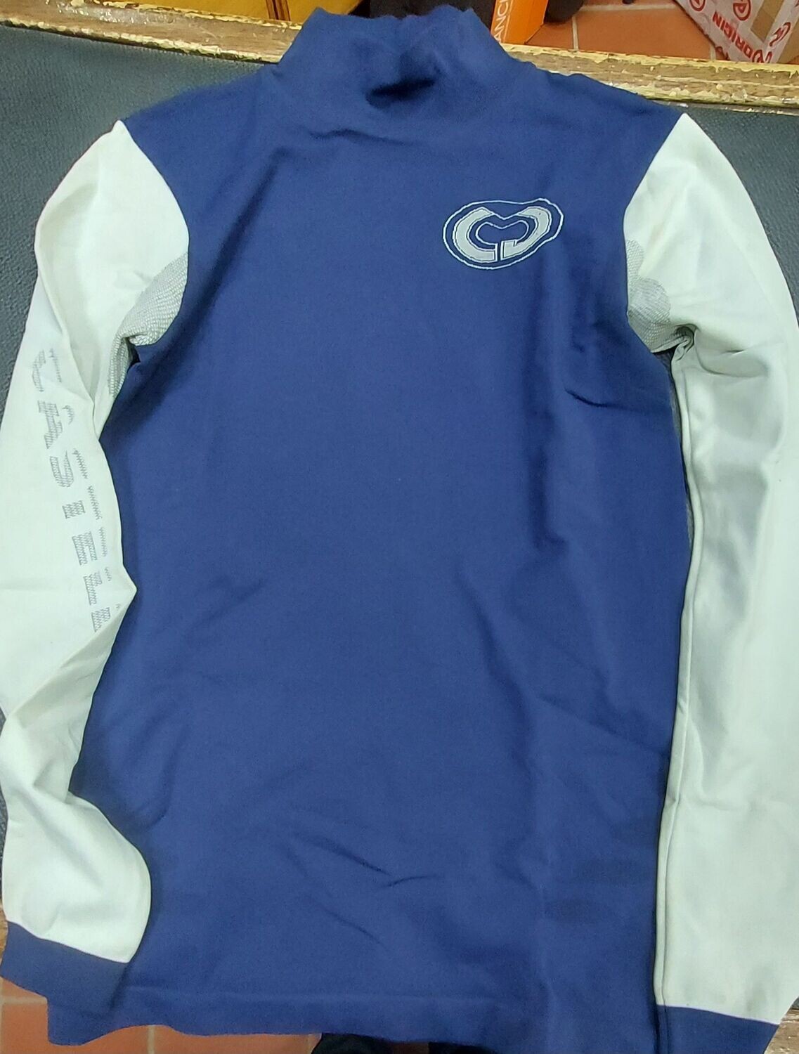 MAGLIA IN PROLIPROPILENE CASTELLANI UOMO BLU E BIANCA TAGLIA M - XL