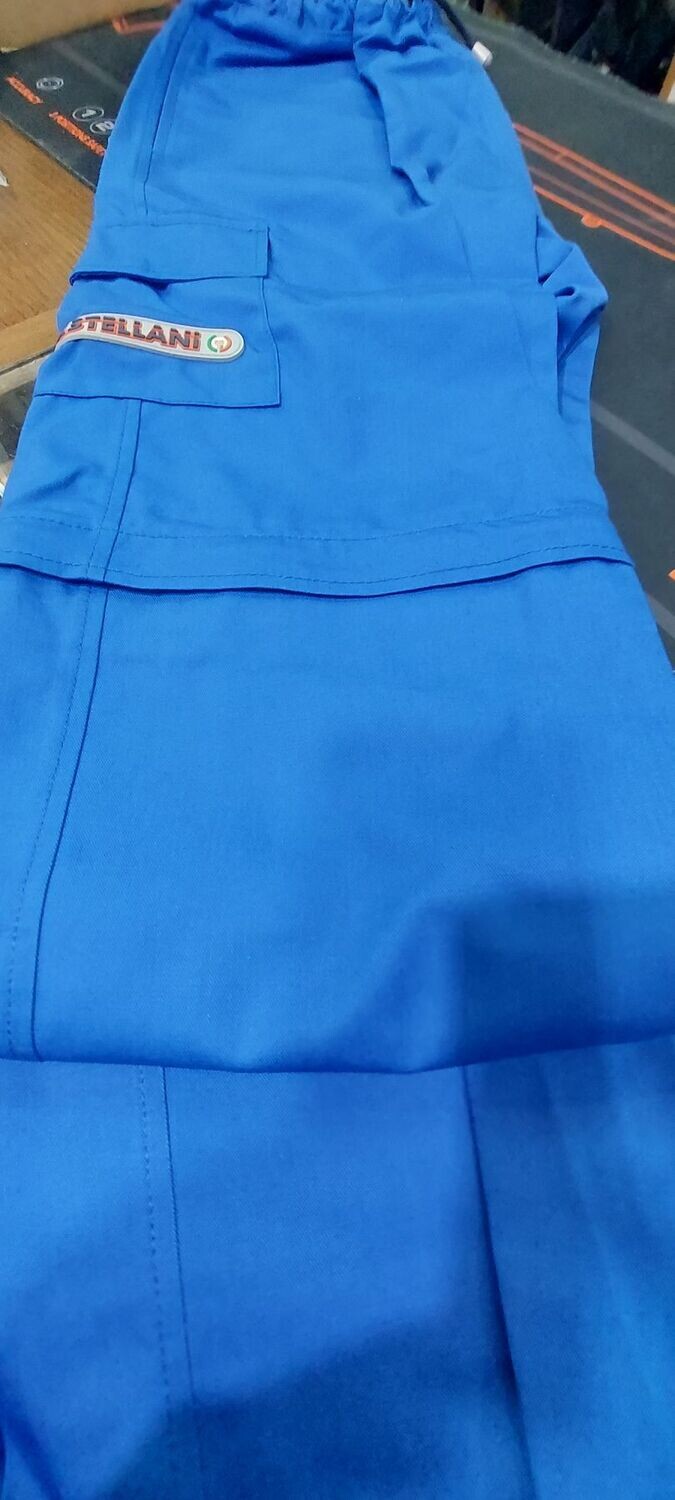 Pantaloni Castellani convertibili in cotone 2 in 1 - colore: Blu royal
disponibile dalla M alla XXL