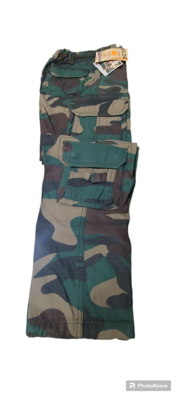 Pantaloni Militari BAMBINO - colore: Woodland