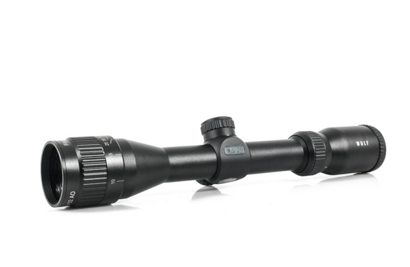WULF Fireball 2-7x32 SFP Adjustable Objective 5 Yards Minimum Half Mil-Dot Reticle 0.1 MRAD Clicks Rifle Scope