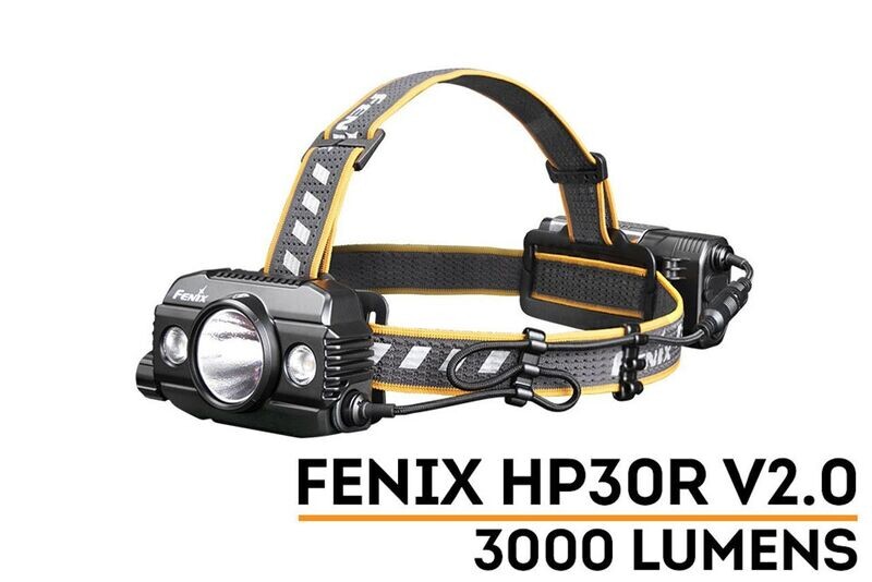Fenix HP30R V2.0 - Lampada frontale rechargeable 3000 lumens