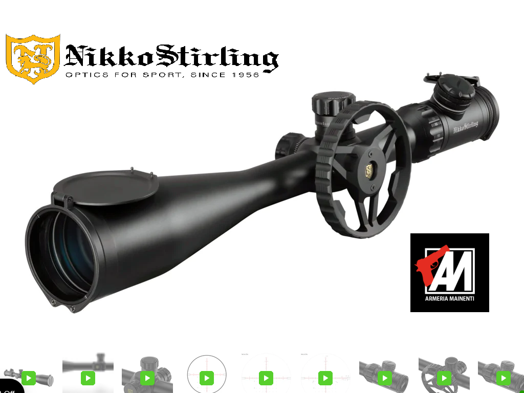 NIKKO STIRLING HORNET ED 10-50X60 30MM HMD ILLUMINATO RIFLE SCOPE