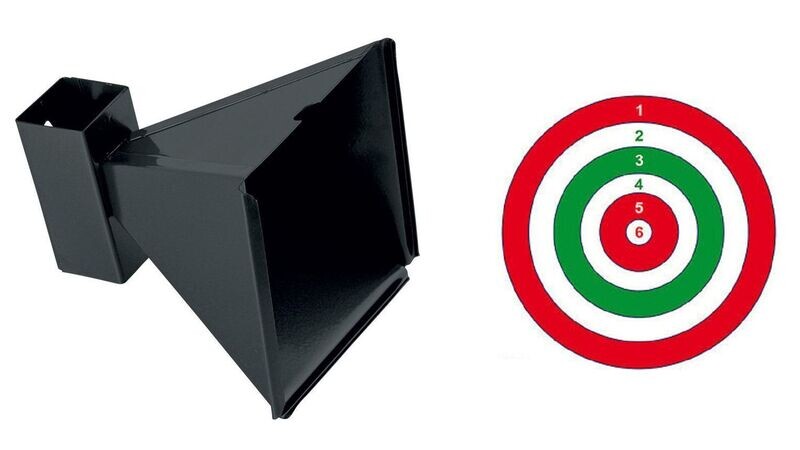 RACCOGLITORE PALLINI ARIA COMPRESSA PER INSERIMENTO TARGET 14X14