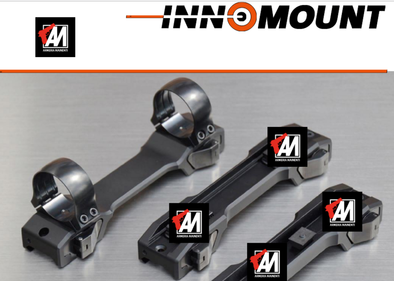 INNOMOUNT  SGANCIO RAPIDO MONOPEZZO PICCATINNY WEAVER ANELLI 30 MM LOW