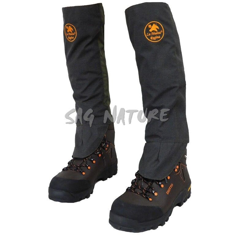 2901097 – GHETTE FAST LIGHT GREEN o GREEN/ORANGE  KEVLAR E CORDURA –  – LA NUOVA REGINA – SAG NATURE