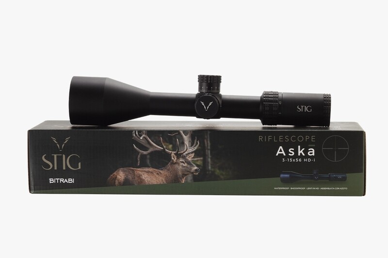 STIG ASKA OTTICA 3-15x56 HD-i. reticolo illuminato e lenti HD