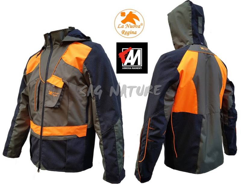 NUOVA REGINA COD.2901061 – GIACCA SUPREME MEDIUM GREEN IN CORDURA E KEVLAR –