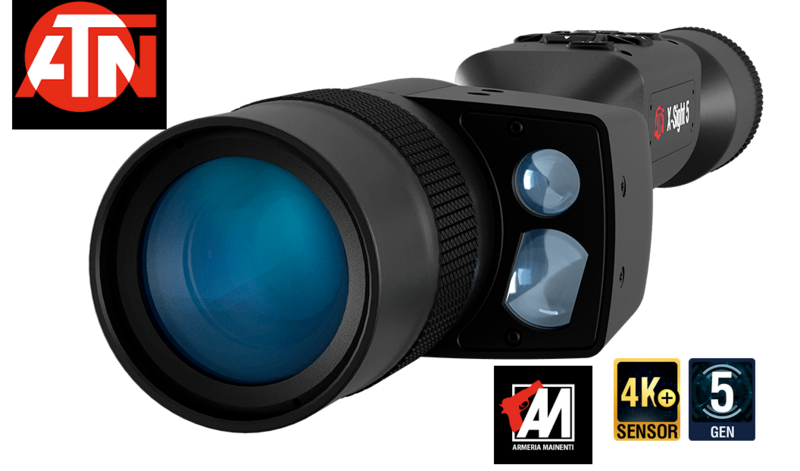 ATN - X-SIGHT 5 PRO LRF 5-25x NOTTE/GIORNO CON TELEMETRO