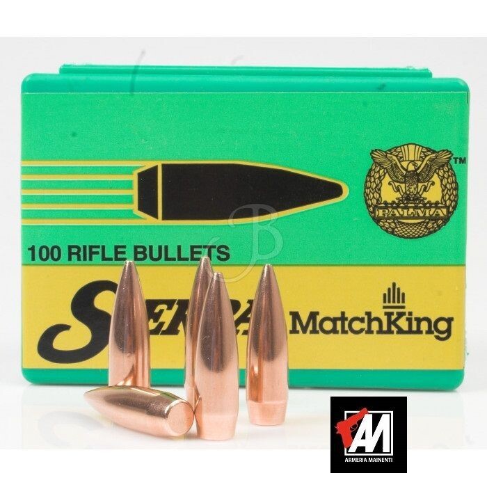 SIERRA .224  PALLE CALIBRO .22 -  69 GR -HPBTMATCHKING  100 PZ