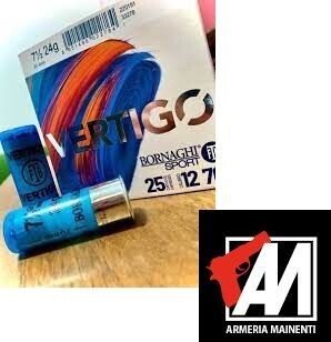 BORNAGHI CARTUCCE TIRO VERTIGO 24 GR. PB. 7,5 CF. 25 PZ.