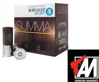 BORNAGHI CARTUCCE TIRO SUMMA 24 GR. PB. 7,5 - CF. 25 PZ.