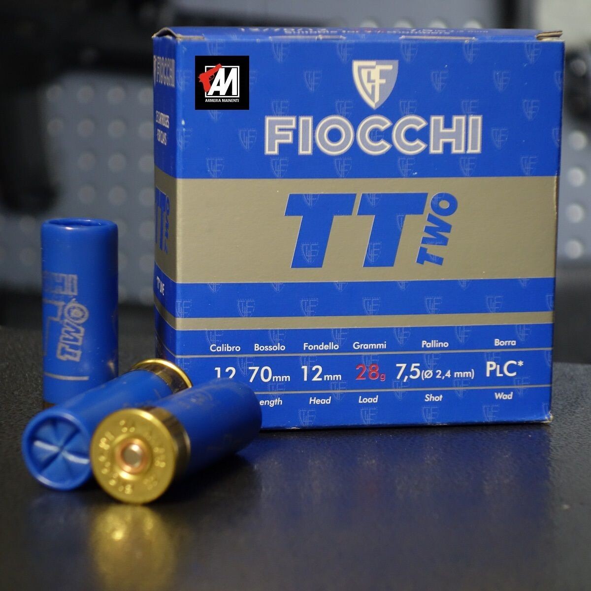FIOCCHI CARTUCCE TIRO TTWO - T2 CAL.12  24 GR.- CONF.  25 PZ.
