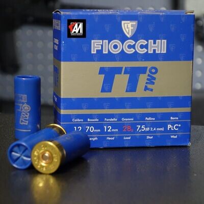 FIOCCHI CARTUCCE TIRO TTWO - T2 CAL.12 - CONF. 25 PZ.