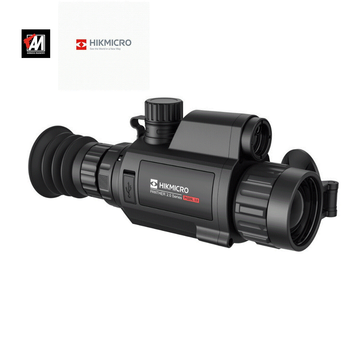 HIKMICRO PANTHER 2.0 LRF HD PQ35L Scope THERMAL Telemetro 684x512 Lens 35mm (A) - WI-FI