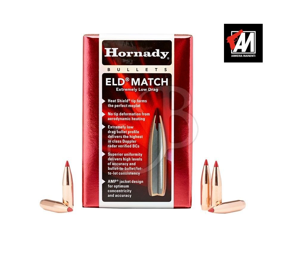 HORNADY PALLE ELD-MATCH 308"  SCELTA 155GRS -
