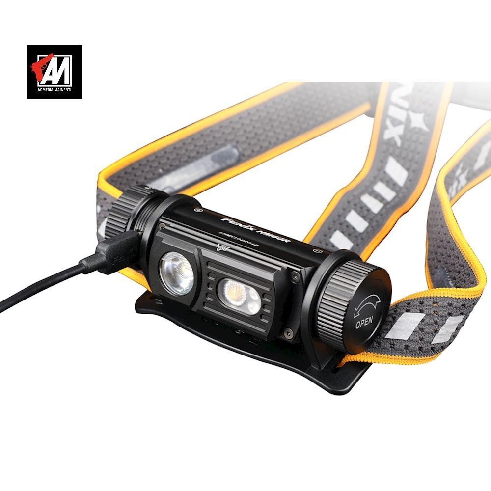 FENIX  TORCIA FRONTALE FENIX HM60R AL LED 1300 LUMEN RICARICABILE