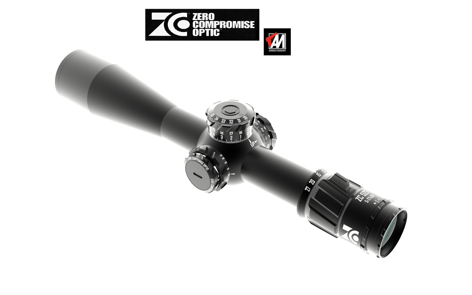 ZCO (ZERO COMPROMISE OPTIC) NERO -OTTICA 5-27X56 MIL TUBO 36 MM - RET. MPCT2X - ILLUMINATO