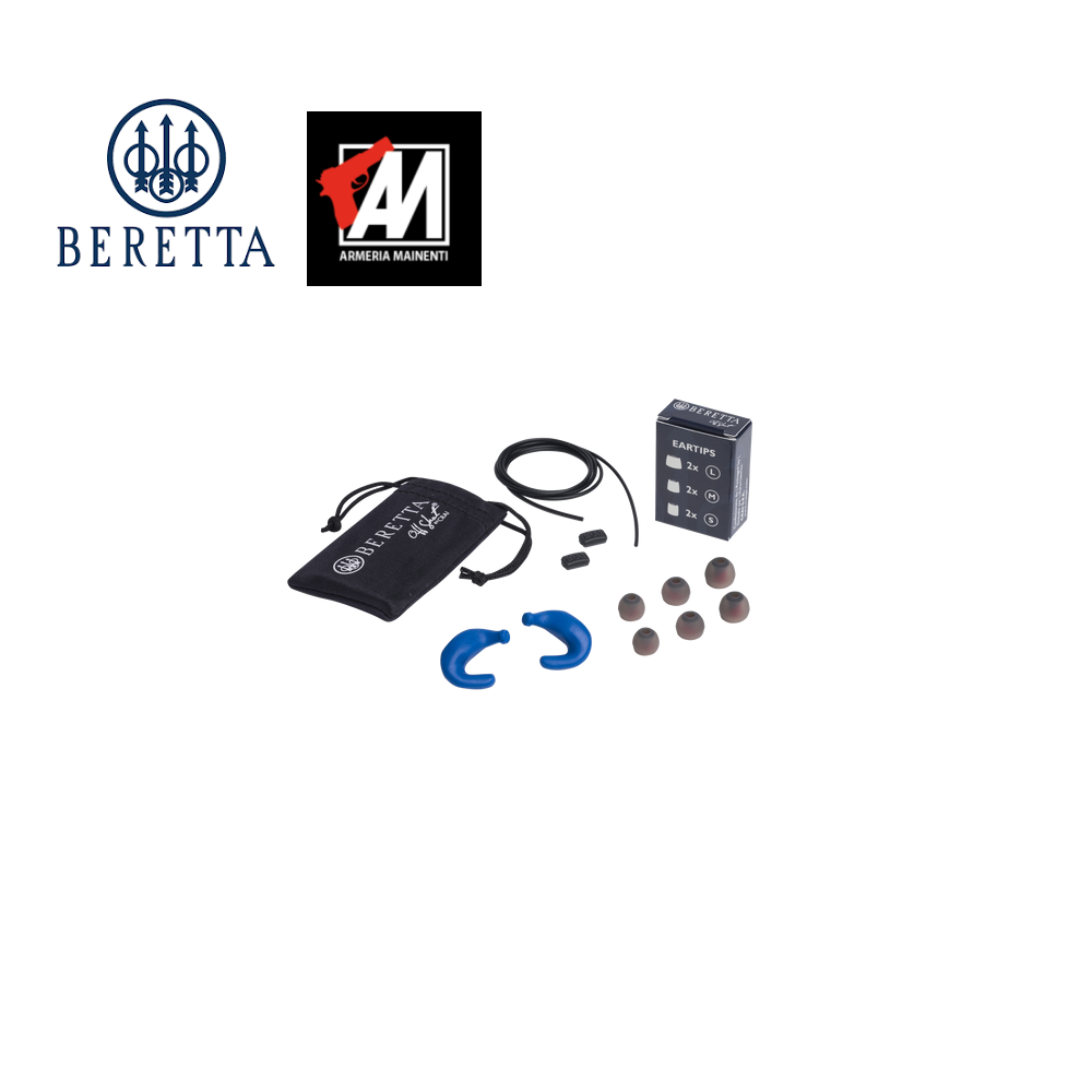 BERETTA TAPPI AURICOLARI PASSIVI  Mini Headset E2 Blue Beretta