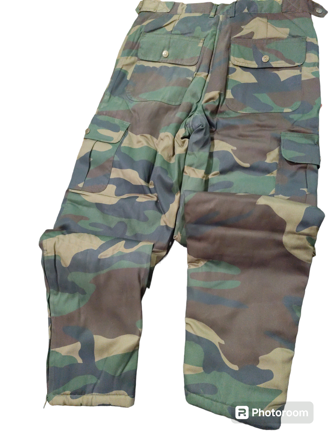 FOLLOW ME PANTALONE CAMO MULTITASCHE - FODERATO CALDO