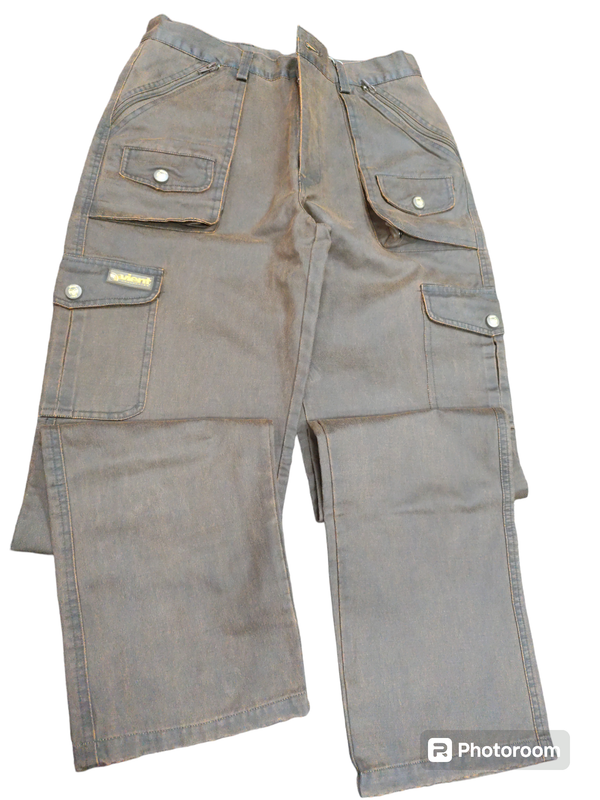 VIENT PANTALONE CERATO - COLORE MARRONE