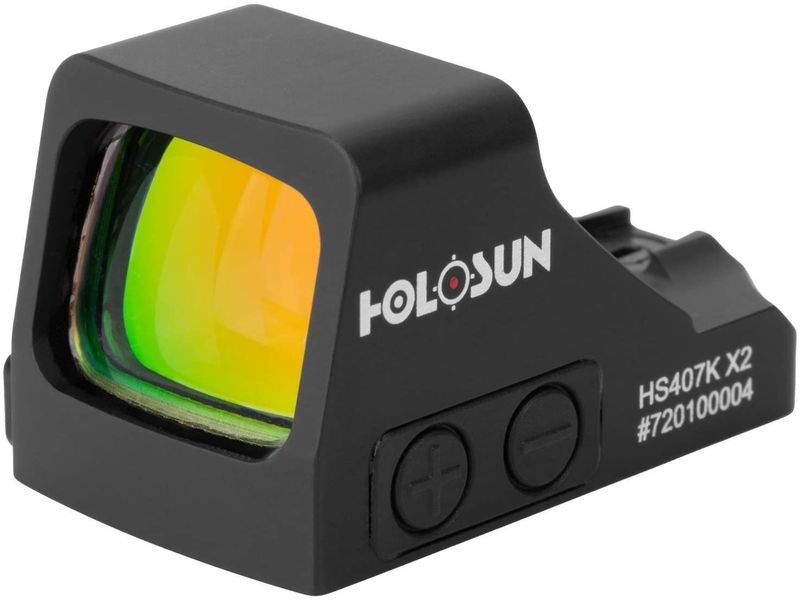 Holosun Red Dot Micro HS407K  X2 SHAKE AWAKE - GREEN/VERDE POINT