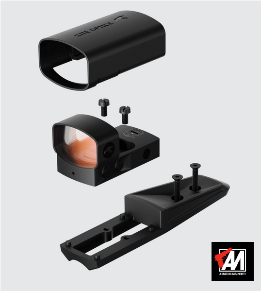 KITE  RED DOT KX1 - BRG MOUNT  3 moa (MONTAGGIO A POSTO DELLA BINDELLA)