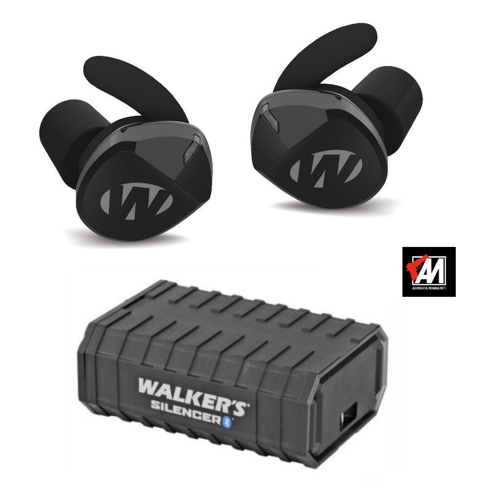 WALKER'S Tappi elettronici ricaricaribili “Walker’s Silencer 2,0”  BLUETOOTH