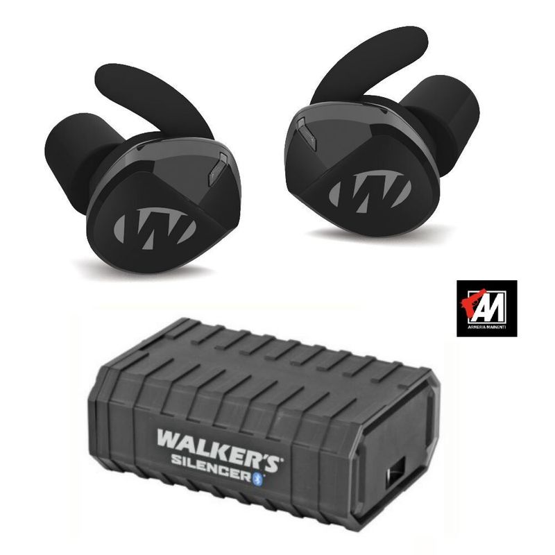 WALKER'S Tappi elettronici ricaricaribili “Walker’s Silencer 2,0”  BLUETOOTH