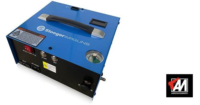 STOEGER COMPRESSORE 230 V /12 V - CARABINE PCP RAFFREDDATO ARIA  CON AUTOSPEGNIMENTO