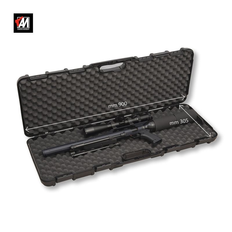 NEGRINI Custodia base 1690 isy CARABINA PLASTICA RIGIDA 90 CM.
