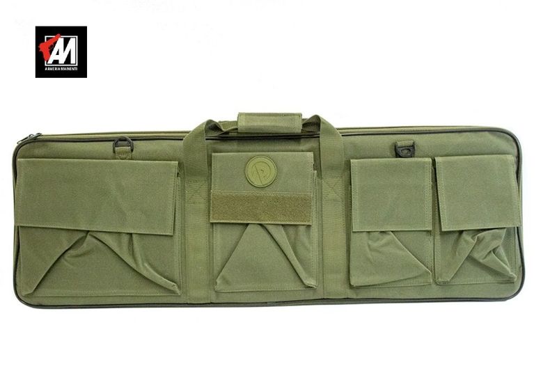 DV BORSA FUCILE B100 VERDE 86cm CON TASCONI ESTERNI