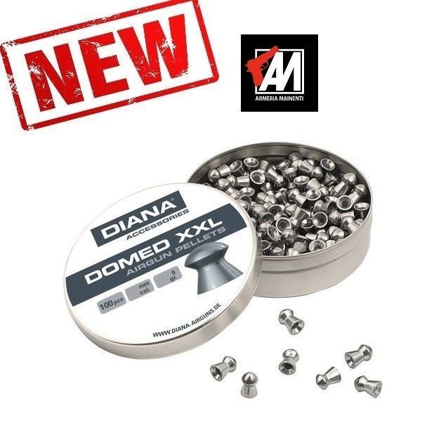 DIANA DOMED XXL - AIRGUNS PELLETS - PIOMBINI CAL. 7.62 (.30) - 3.15 GR - 100 PZ