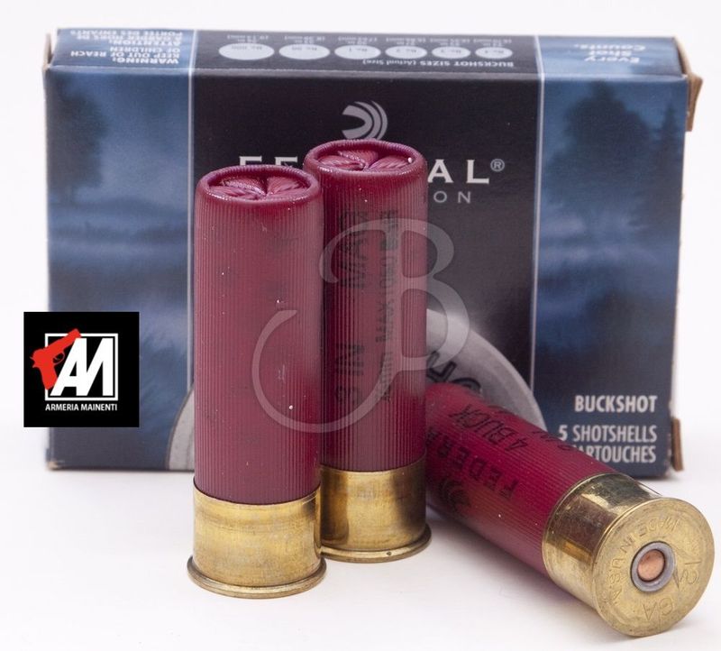 FEDERAL PALLETTONI F131 BUCK CAL.12/76 MAGNUM 12 o 15