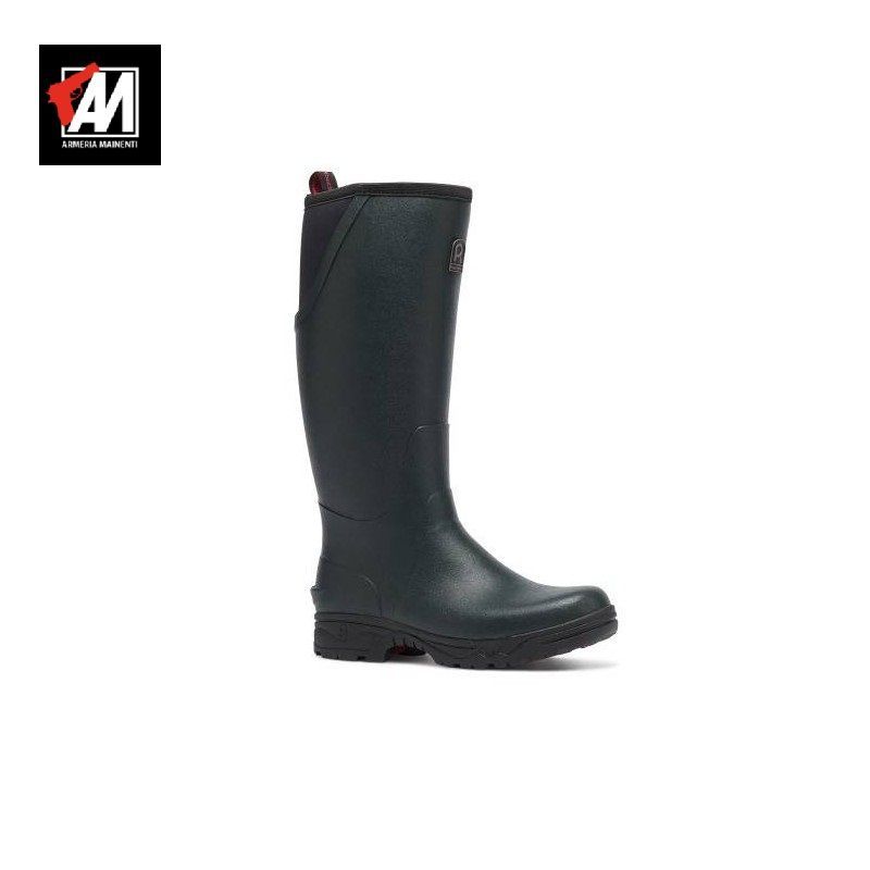 ROUCHETTE STIVALI GINOCCHIO MOD. VENEUR NEOPRENE KAKI GOMMA MARRONE