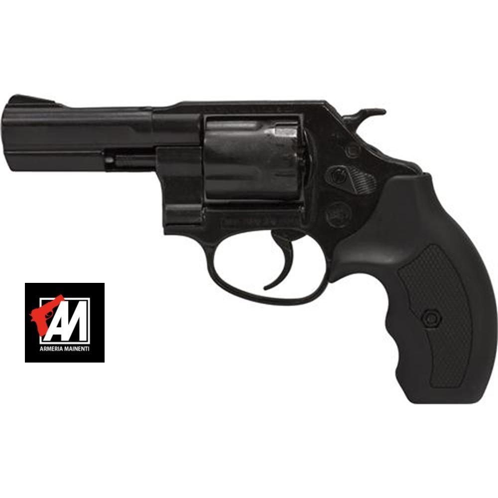 Revolver a Salve BRUNI Scacciacani Cal.380 | Top Firing | NERO  4 "
