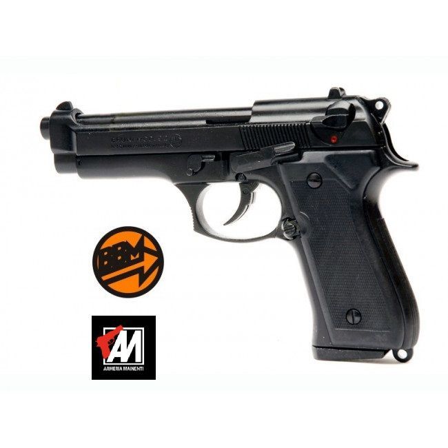 BRUNI pistola a salve BERETTA 92 NERA cal. 8 mm  scacciacani LIBERA VENDITA
