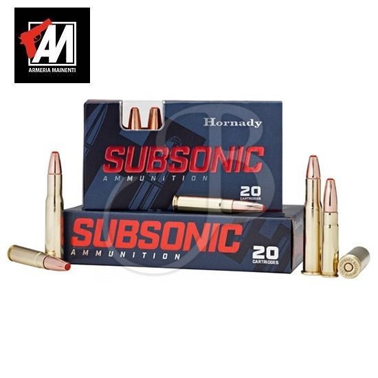 HORNADY CAL.450 BUSHMA 395GR SUB-X - 82247 (NON VENDIBILE ONLINE)