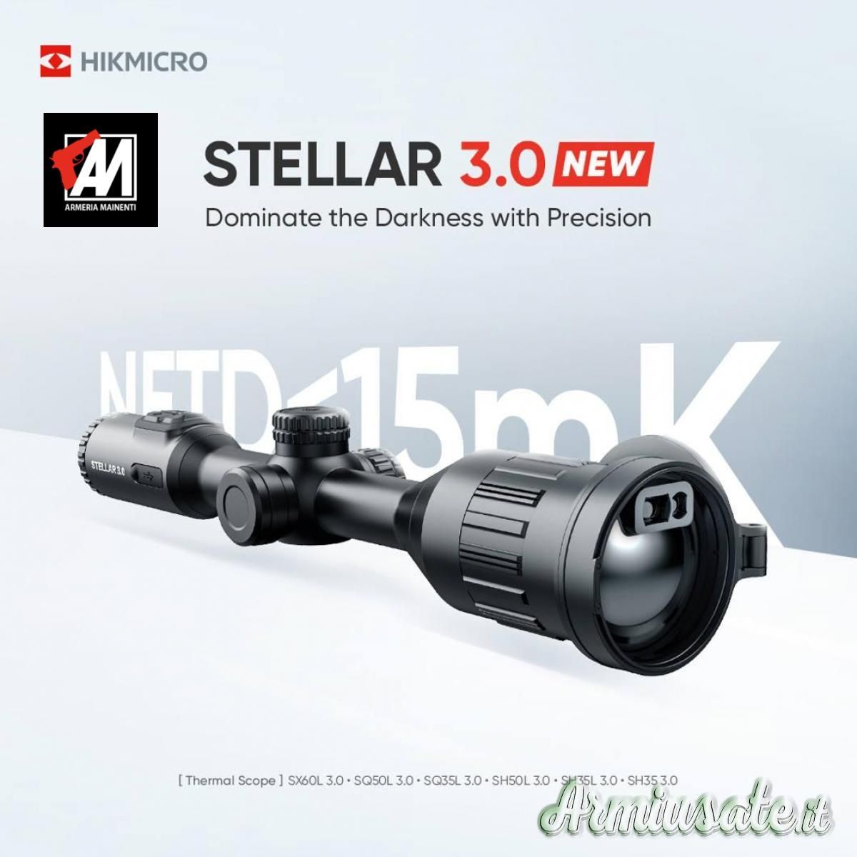 Hikmicro - STELLAR 3.0  SX60L Cannocchiale Termico  sens. 1280X1024