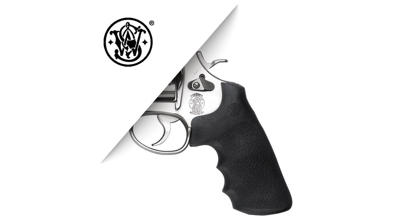 SMITH & WESSON Guancette in Gomma Hogue M500 Impact Absorbing Square Butt