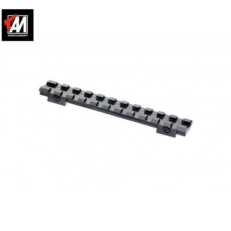 POLI NICOLETTA Base weaver per fucili automatici - Low Profile ACCIAIO