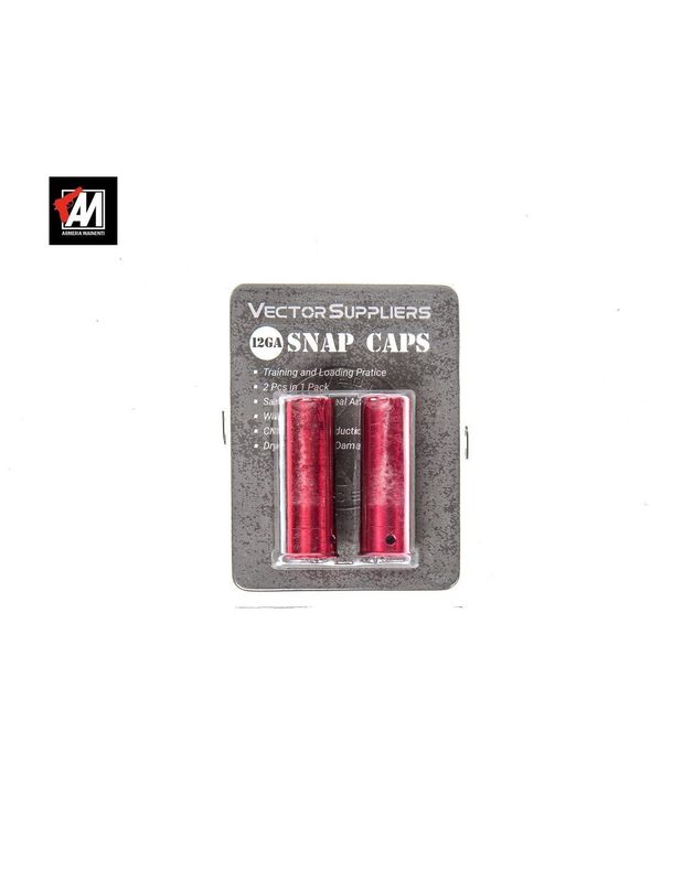 TAC VECTOR GUNPANY SALVAPERC. IN ALLUMINIO ROSSI CAL. 12 CF.  2pz