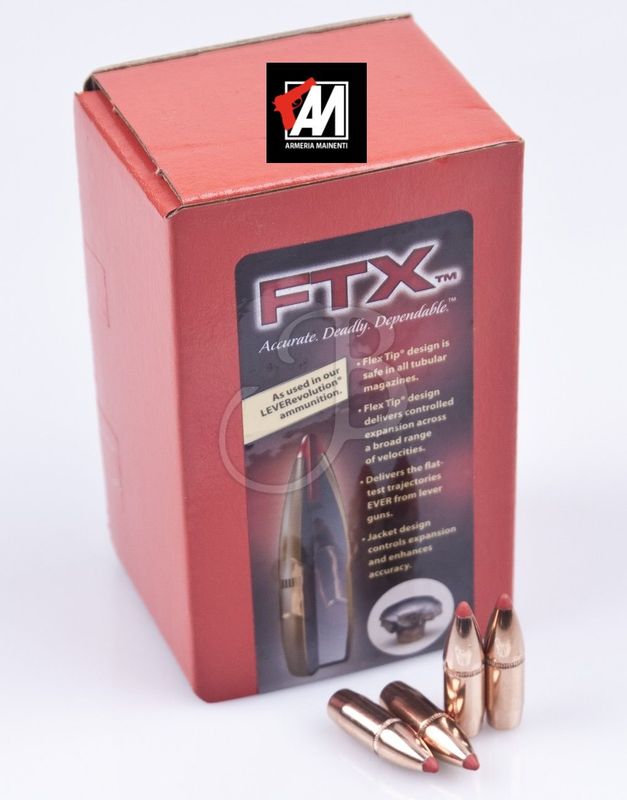 HORNADY PALLE FTX 452" 250GR LEVEREVOL-45201 CF. 50 PZ