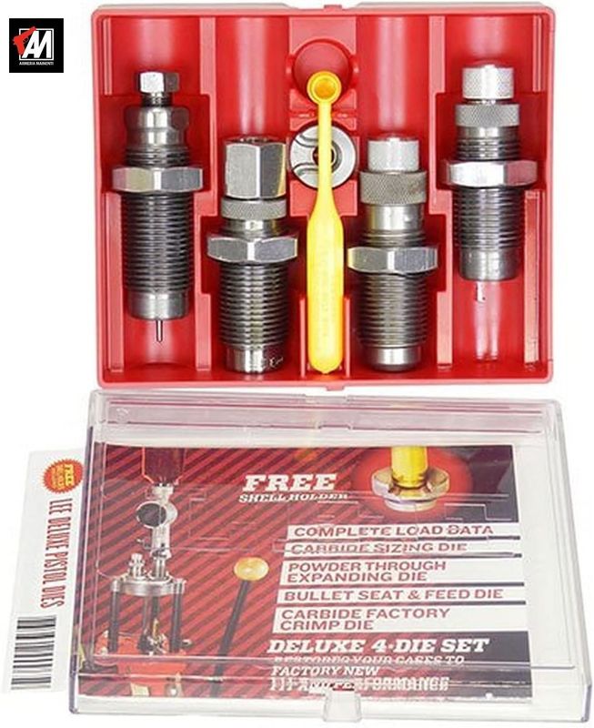 LEE Pacesetter 4-Die Cal. -38-357  PISTOLA  CON SHELL HOLDER