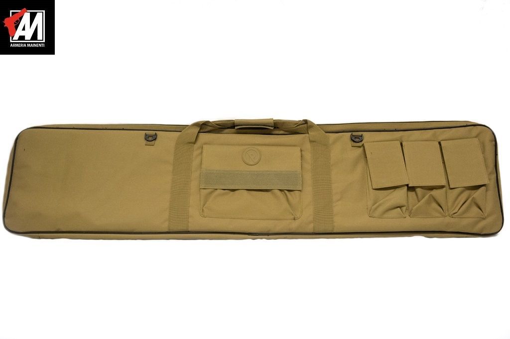 DV BORSA FUCILE B130 VERDE/TAN - 130 cm CON TASCONI ESTERNI