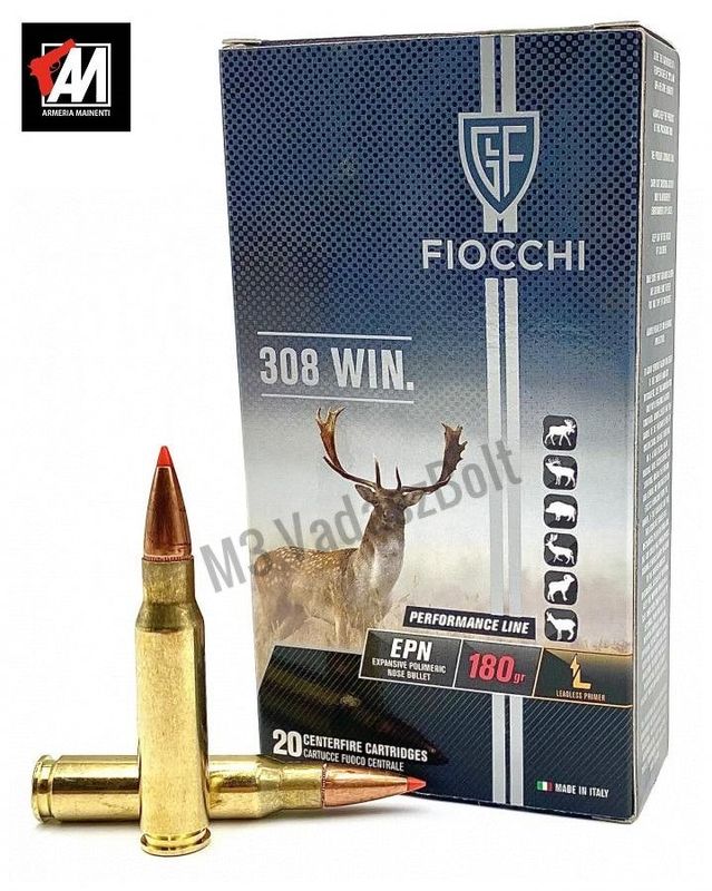 FIOCCHI MUNIZIONI-COLPI CAL.308 WIN EPN CF.20 PZ