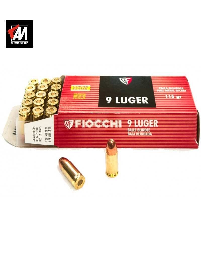 FIOCCHI CAL. 9 LUGER FMJ