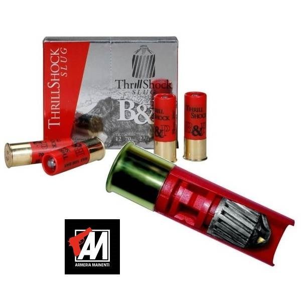 BASCHIERI CARTUCCE PALLA THRILL SHOCK CAL.12  -  - CONF.  10 PZ.